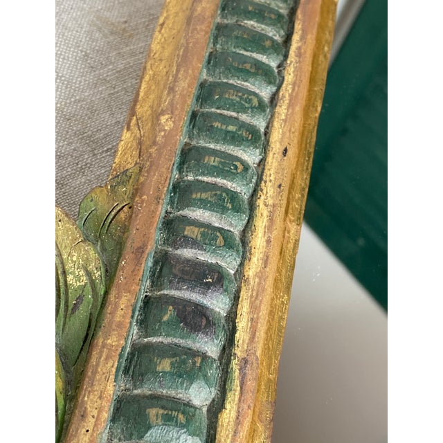 Carved Wooden Mirror, 1970s For Sale - Image 11 of 18