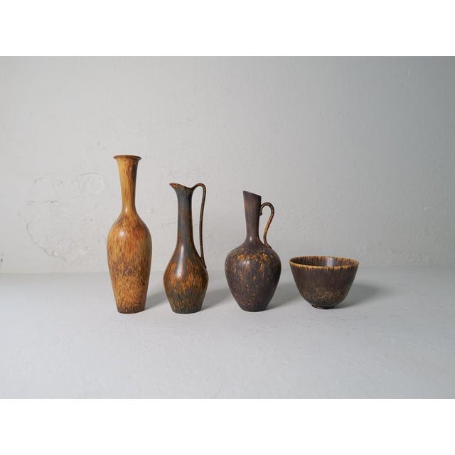 Ceramic Vessels by Gunnar Nylund for Rörstrand, 1950s, Set of 4 For Sale - Image 10 of 12