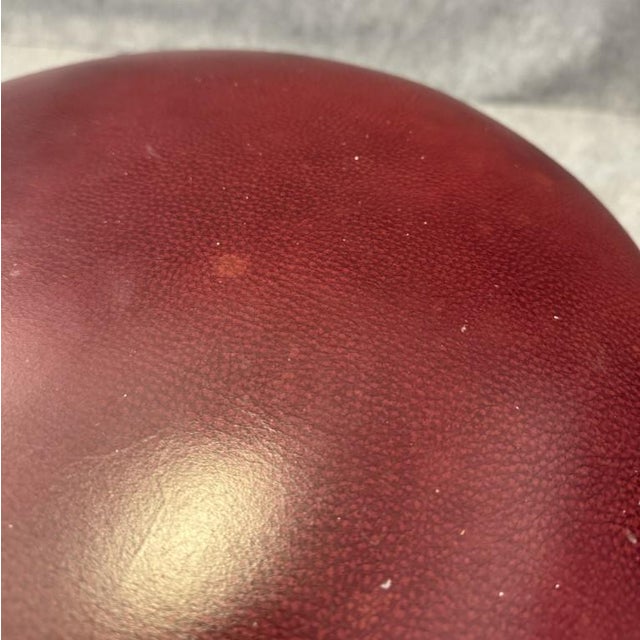 Charleston Forge Leather and Iron Stool For Sale - Image 9 of 12