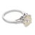 1950s 1950s Mid Century Gia 2.56 Carat Old European Cut Diamond Platinum Engagement Ring, Size 3.5 For Sale - Image 5 of 8