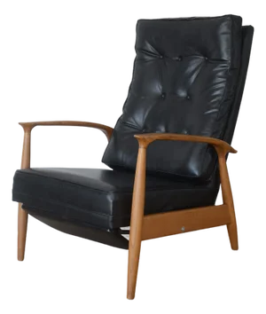 1950s MCM Milo Baughman for James Inc Reclining Lounge Chair