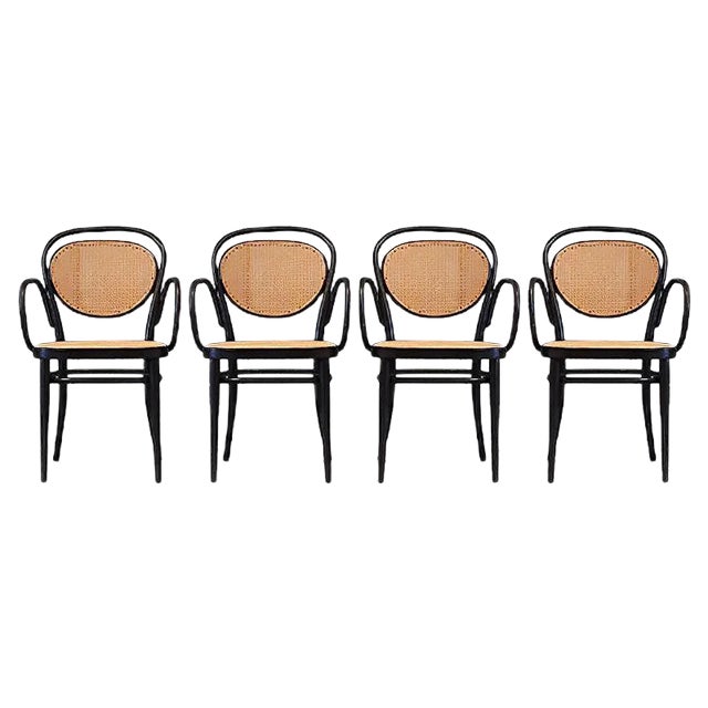 No. 215 RF Chairs by Michael Thonet, 1980, Set of 4 For Sale