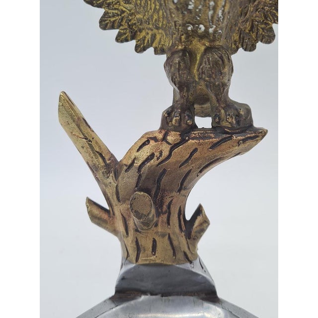 Metal Large Vintage Decorative Ashtray, 1960s For Sale - Image 7 of 11