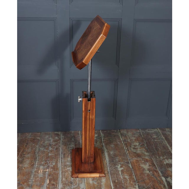 Art Deco Adjustable Music Stand with Sliding Top, 1925 For Sale - Image 6 of 14