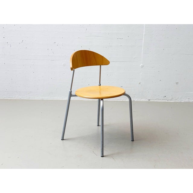 Stackable Round Studio Chair from Bemefa, 1990s For Sale - Image 12 of 18