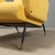 Vintage Lounge Chairs in Green Fabric and Brass, Italy, 1960s, Set of 2 For Sale - Image 6 of 9