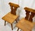 Pair Antique Swedish Brettstuhl Pine Chairs For Sale - Image 4 of 8