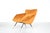 Mid-Century Modern Orange Velvet Armchairs, Italy, 1960s, Set of 2 For Sale - Image 3 of 14