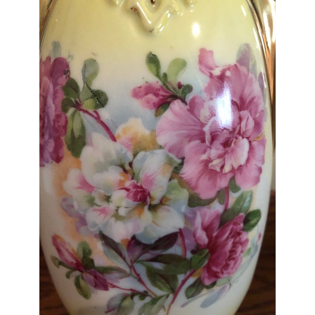 Early 20th Century Antique Victoria Austria Porcelain Vase For Sale - Image 5 of 8