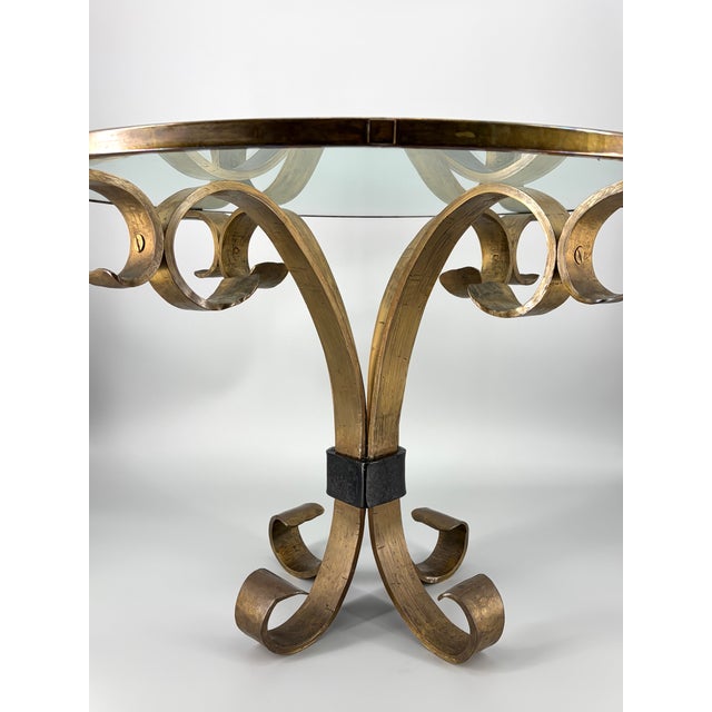 Metal Hollywood Regency Brass Coffee Table, 1960s For Sale - Image 7 of 13