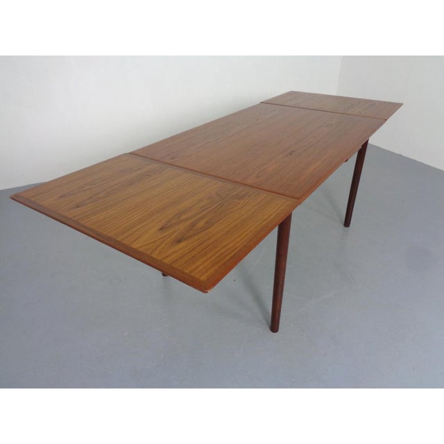 Brown Extendable Teak Dining Table by HS Møbler, 1960s For Sale - Image 8 of 18