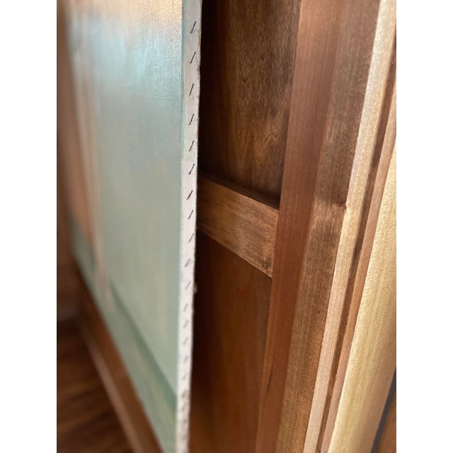 Mid Century French Life Size Figurative Nude Lady Female Portrait Original Oil Painting Attributed to Jose Vilato Ruiz Fin (1916-1969). For Sale - Image 11 of 12