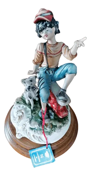 Ceramic Figurine by Meneghetti for Capodimonte