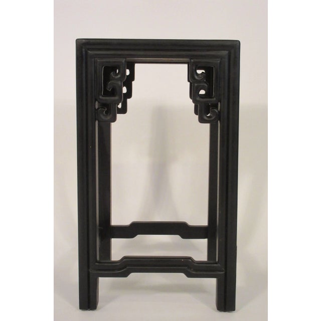 1960s 1960s Asian Side Table With Delft Tile For Sale - Image 5 of 11