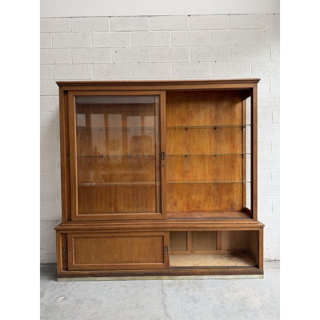 Vintage Pharmacy Display Case in Mahogany For Sale - Image 6 of 18