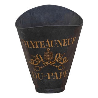 French 20th Century Painted Grape-Picking Hod For Sale