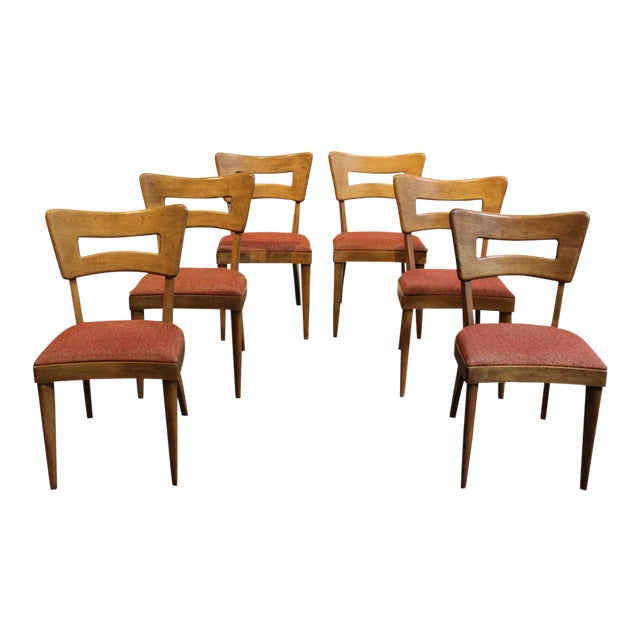 MidCentury Modern Heywood Wakefield "DogBone" Dining Chairs Set of