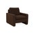 The Cor Conseta armchair offers a comfortable seat thanks to its pleasant fabric. Thanks to its dark brown tone, it brings...