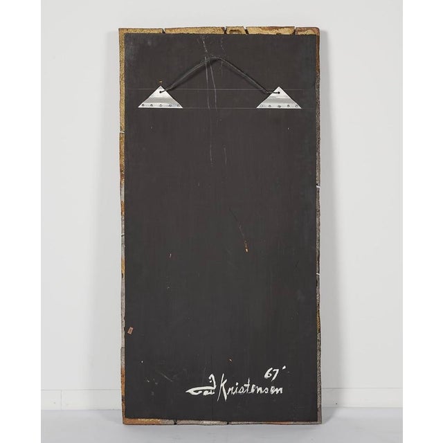 1960s Oversized Ceramic MCM Wall Hanging Sculpture For Sale - Image 5 of 8
