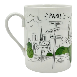 Late 20th Century Le Bristol Hotel Paris Porcelain Mug