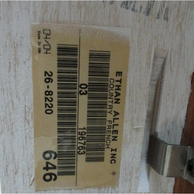 1990s Ethan Allen French Country Paint Decorated Coffee Center Table For Sale - Image 10 of 11