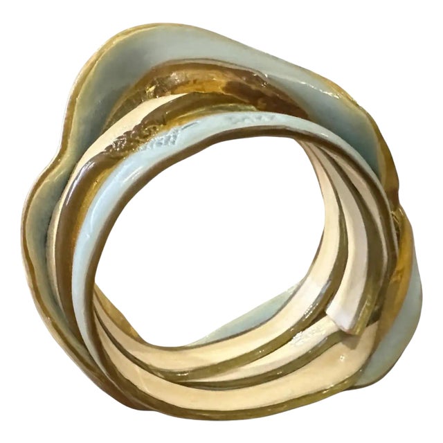 A Vintage 2016 Century Rubber Bangle Bracelet by Gaetano Pesce for Corsi Design For Sale