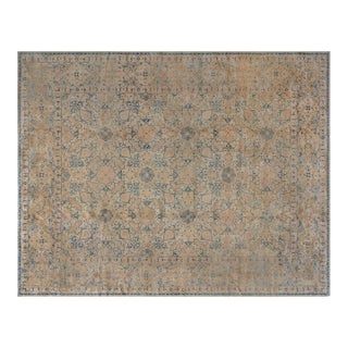 Authentic Persian Tabriz Vintage Handmade Carpet For Sale