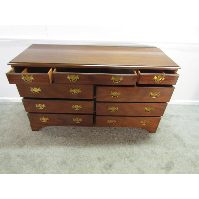Wood Kittinger Charterhouse Solid Mahogany Dresser For Sale - Image 7 of 10