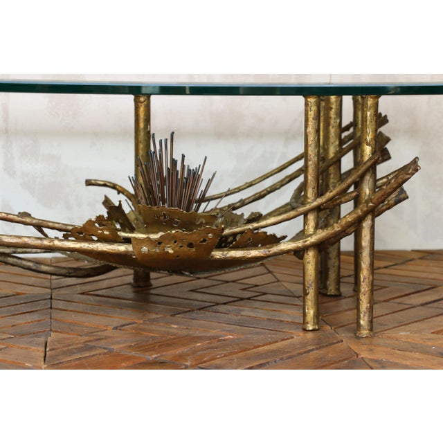 Mid-Century Modern Mid-Century Modern Brutalist Lotus Coffee Table, Circa 1960s For Sale - Image 3 of 18