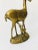 Mid 20th Century Large Vintage Brass Gazelle With Baby For Sale - Image 5 of 11