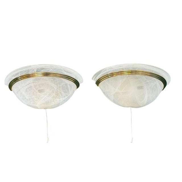 Hollywood Regency Style Sconce in Murano Glass from Honsel, Set of 2 For Sale - Image 4 of 8