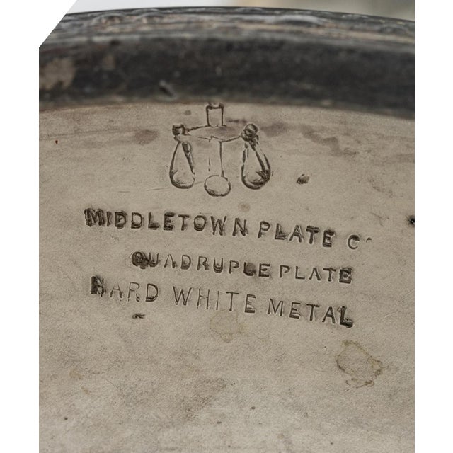 Late 19th Century Monumental Victorian Era Silver Plated Compote Server For Sale - Image 5 of 6