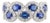 Gorgeous 1.59 Carats Blue Sapphire and Diamond Engagement Ring Size 5 For Sale