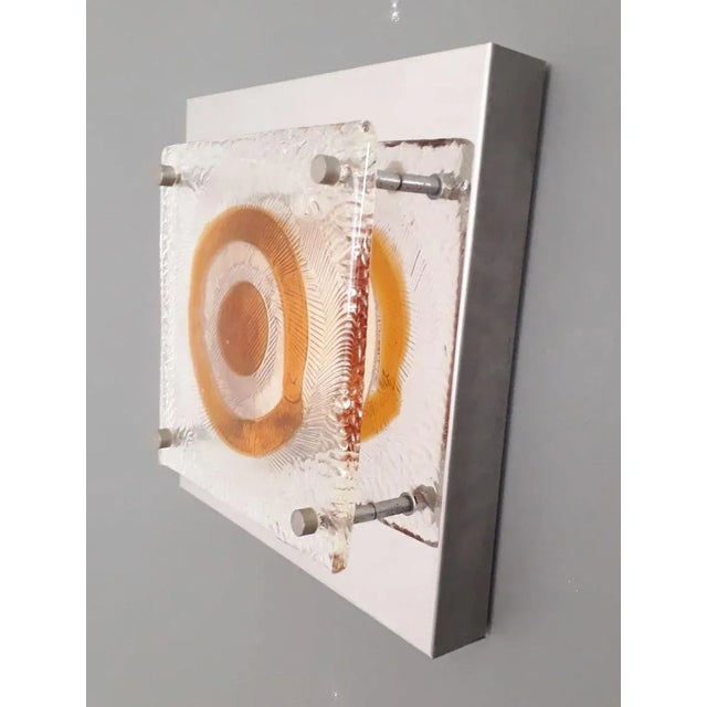 Mid-Century Modern Mid 20th Century Mazzega Sconce For Sale - Image 3 of 7