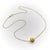 This is a 21k gold Etruscan Revival bead strung on a 14k gold chain. The bead is handmade, circa the 1880s. It has...