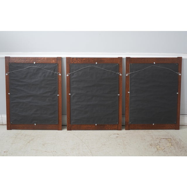 Set of 3 Mission Oak Framed Arts & Crafts Prints For Sale - Image 12 of 12