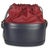 Gucci Red Navy Calfskin Horsebit 1955 Drawstring Bucket Bag For Sale - Image 4 of 9