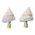 1970s Pair Polished Turbo Shells Lamp Finials For Sale