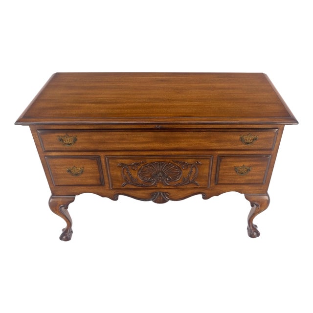 Very Fine Cedar Hope Chest Ball & Claw Chippendale Feet MINT For Sale