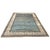 2000 - 2009 Turkish Oushak Rug | Abstract Blue and Ivory Design |7x10 For Sale - Image 5 of 5