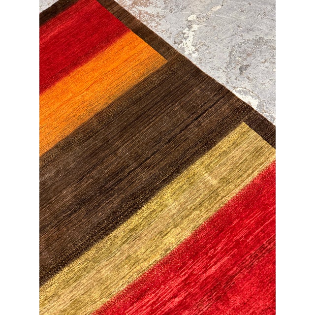 Brown 5ft9in × 8ft7in Haynes Robinson Sahar Collection Area Rug For Sale - Image 8 of 12