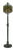Brutalist Floor Lamp in Iron and Art Glass attributed to Biancardi & Jordan, Italy, 1970s For Sale