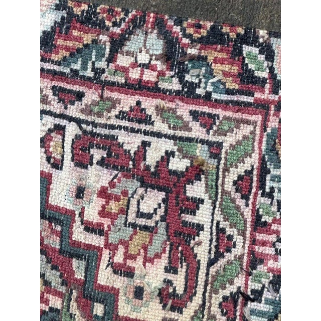 Small Vintage Chinese Silk Rug, 1980s For Sale - Image 13 of 14
