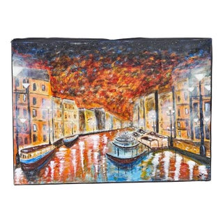 Venice, 2000s, Oil Painting on Canvas For Sale