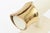 Gold Vintage Gold Plated Sculptural Wide Cuff Hinged Bracelet For Sale - Image 8 of 10