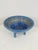 Beautiful vase by Aldo Londi Botossi with a conical shape and a tripod support in Rimini blue and gold. Geometric...