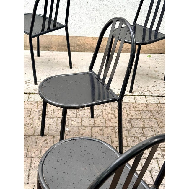 Model 222 Chairs by Robert Mallet-Stevens for Pallucco, 1980, Set of 8 For Sale - Image 9 of 12