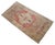 1970s Distressed Low Pile Turkish Yastik Petite Rug Faded Mat - 22'' X 44'' For Sale - Image 6 of 13
