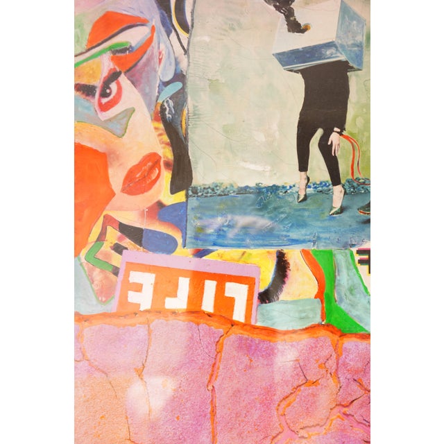 Modern Guido Coletti, Collage, 1973, Mixed Media For Sale - Image 3 of 6