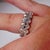Early 21st Century Oval Diamond Eternity Band, Size 5 For Sale - Image 5 of 7